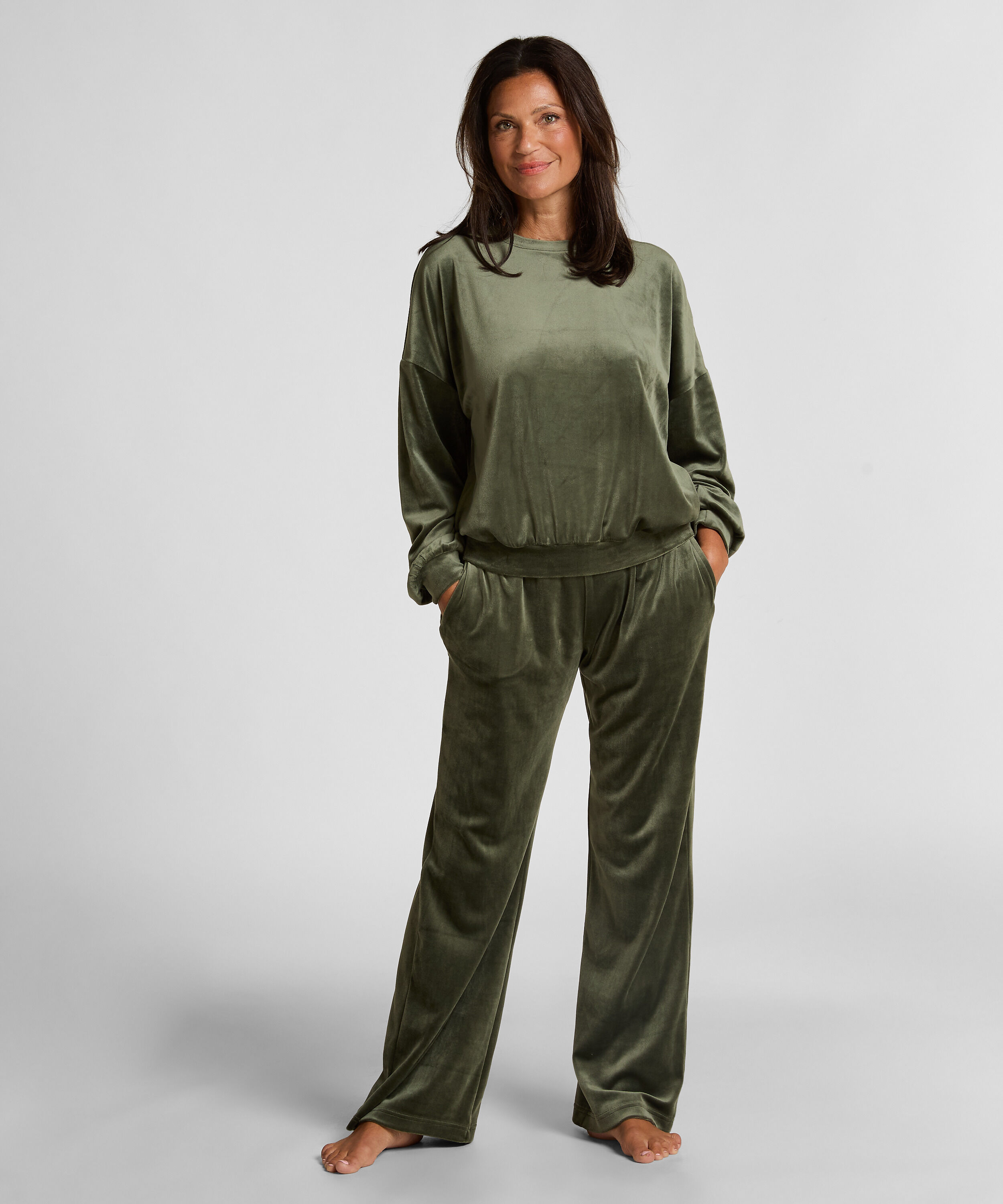 Pantalón de pijama de terciopelo