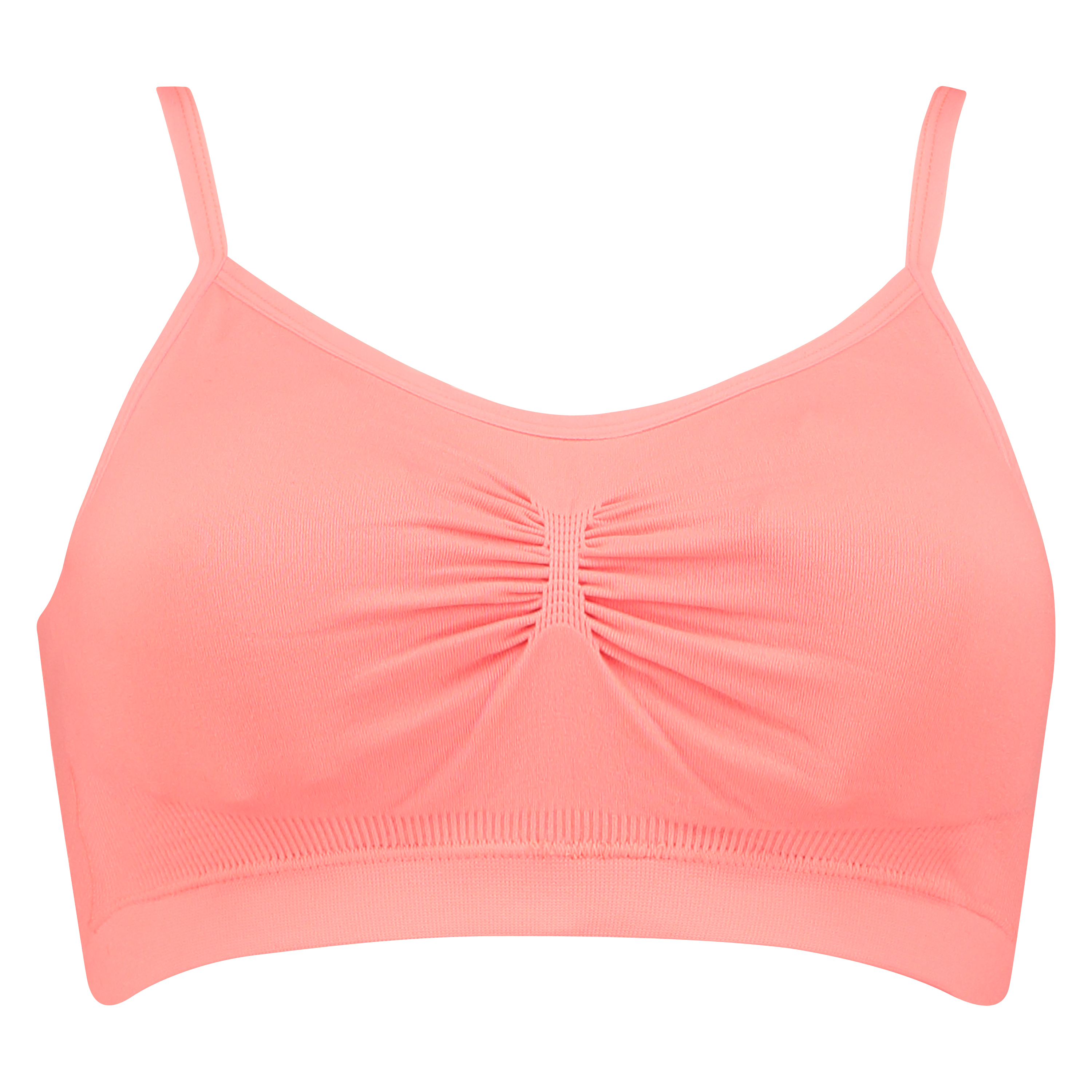 Strappy top sin costuras, Rosa, main