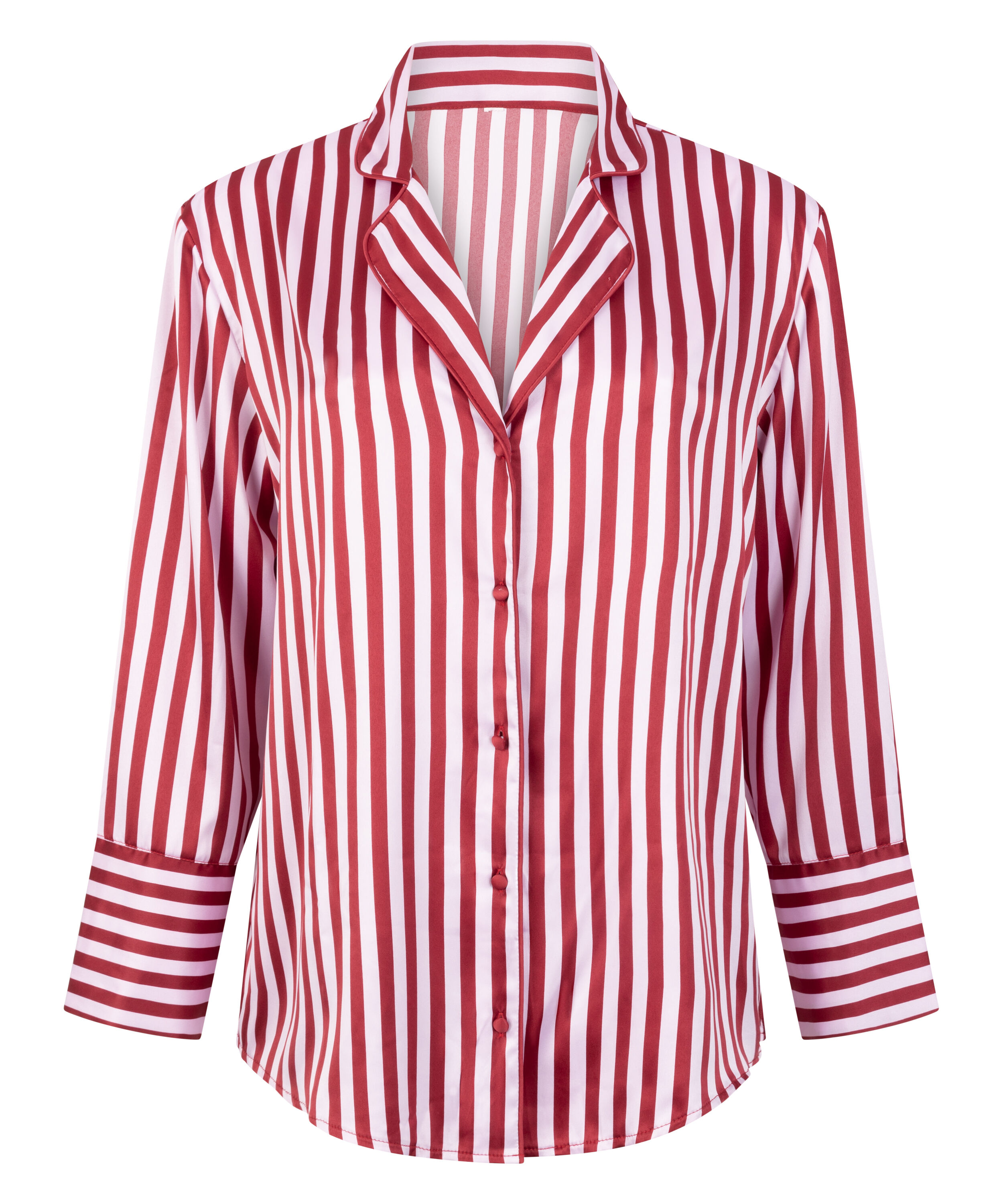 Chaqueta de manga larga y sat&eacute;n, Rosa