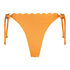 Braguita de Bikini Cheeky Tanga Scallop Lurex, Naranja