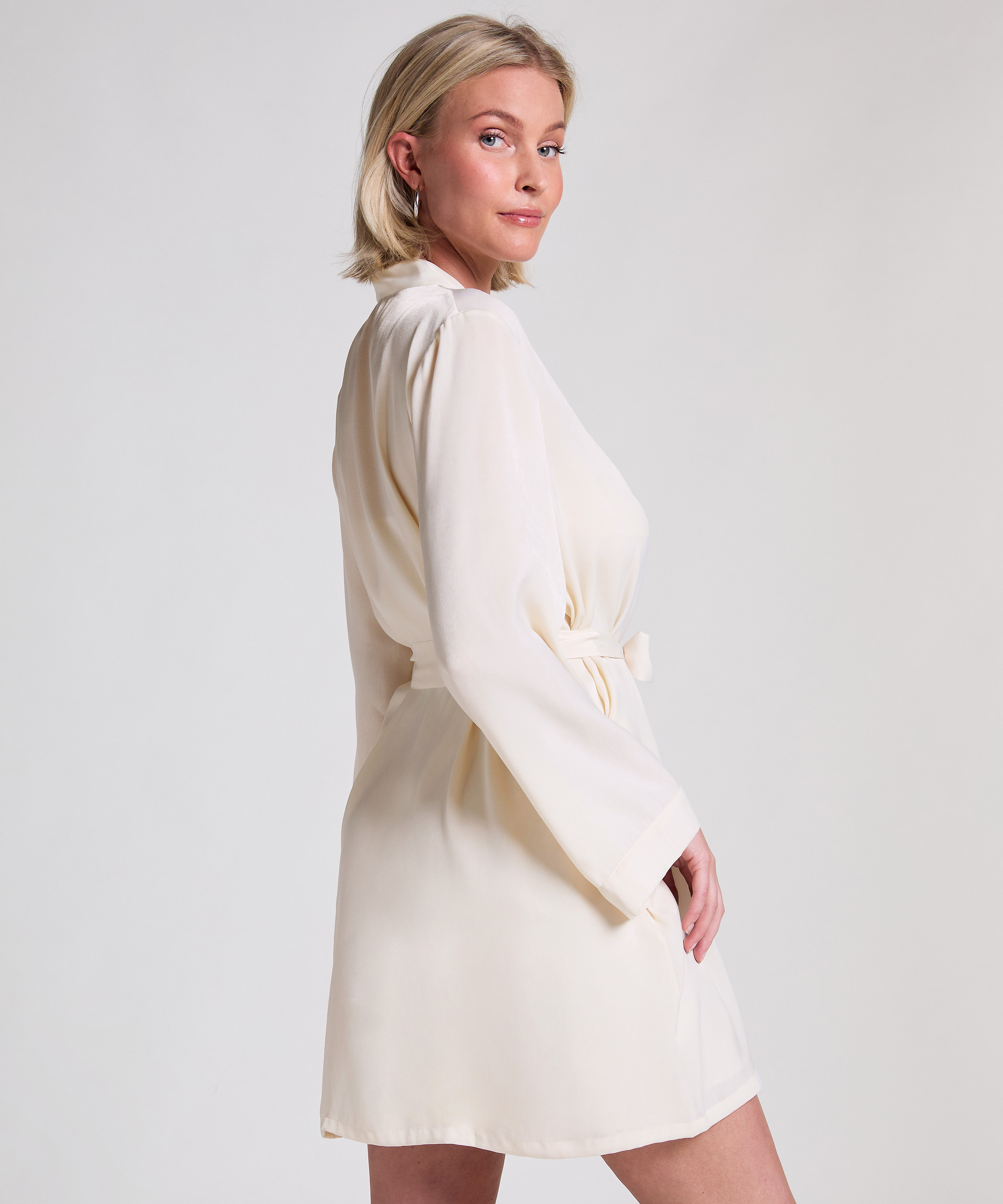 Kimono Satin, Blanco, main