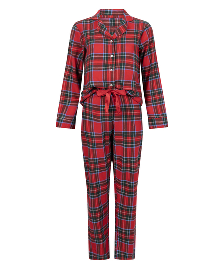 Conjunto de pijama Flannel, Rojo