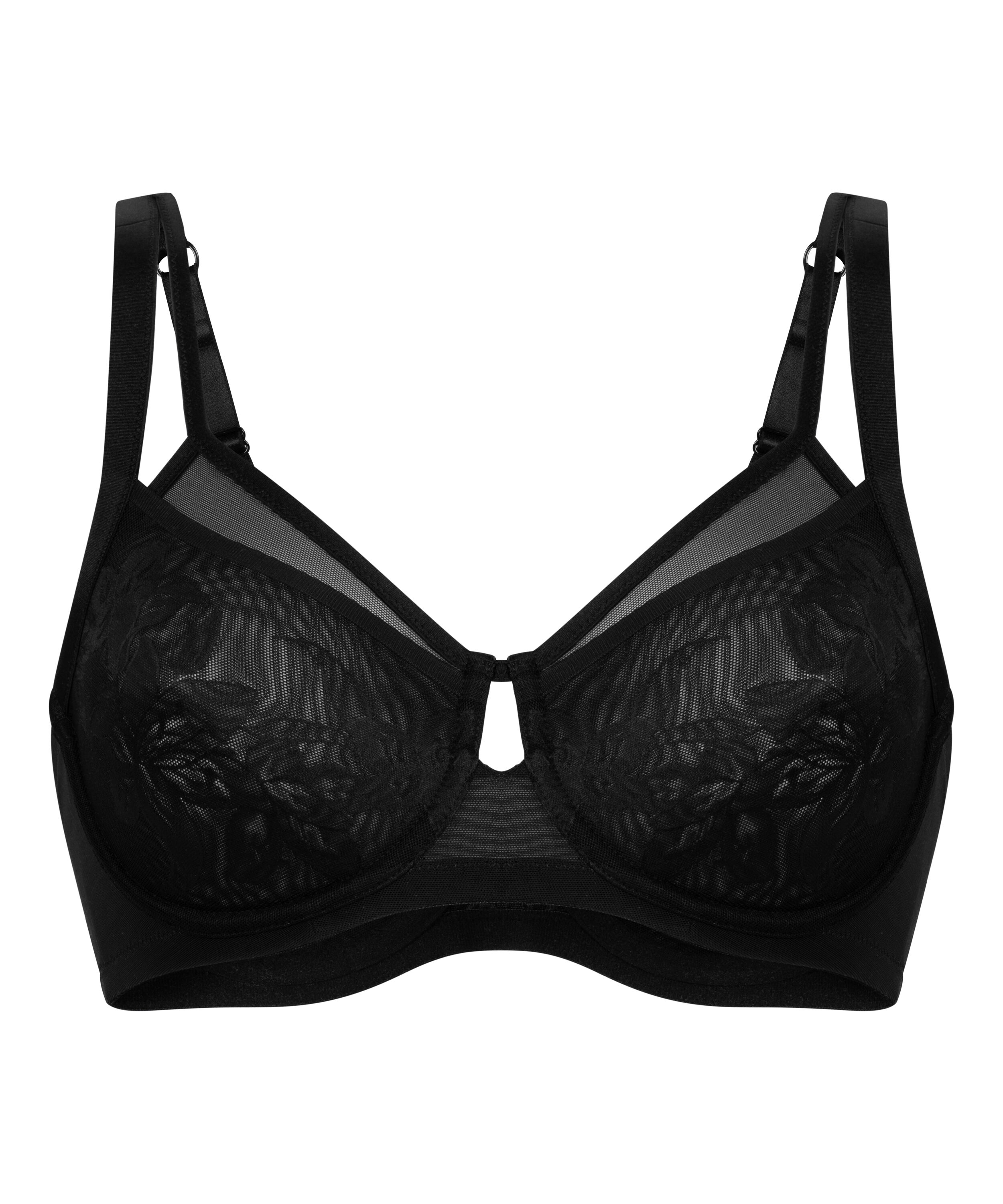 Sujetador reductor sin relleno con aros Jocelyn, Verde