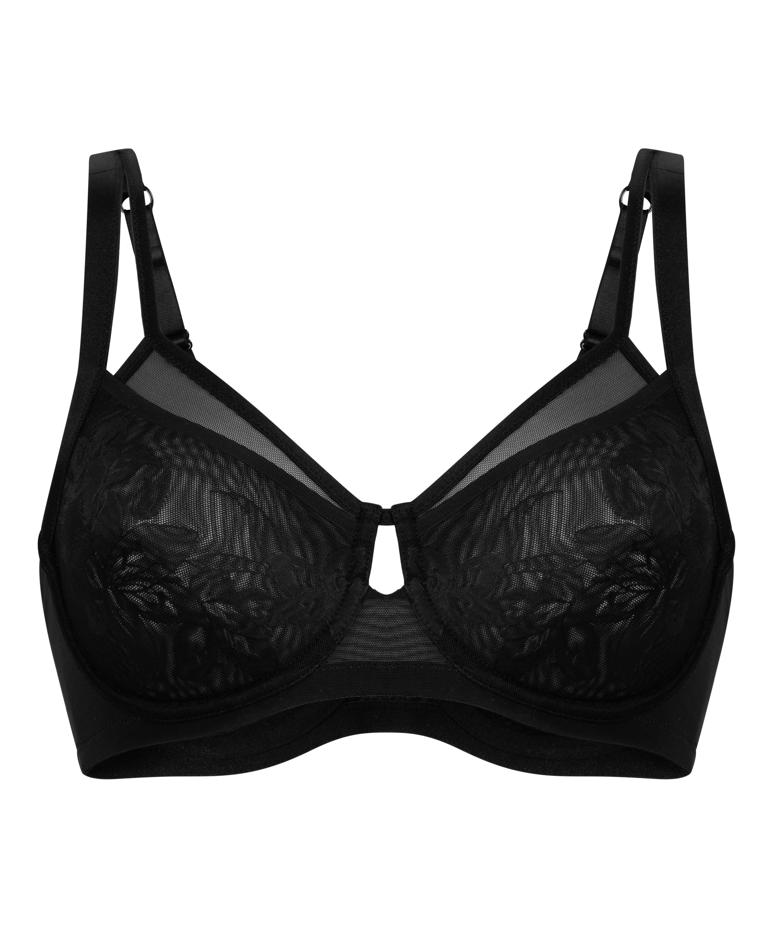 Sujetador reductor sin relleno con aros Jocelyn, Verde, main