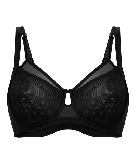 Sujetador reductor sin relleno con aros Jocelyn, Verde