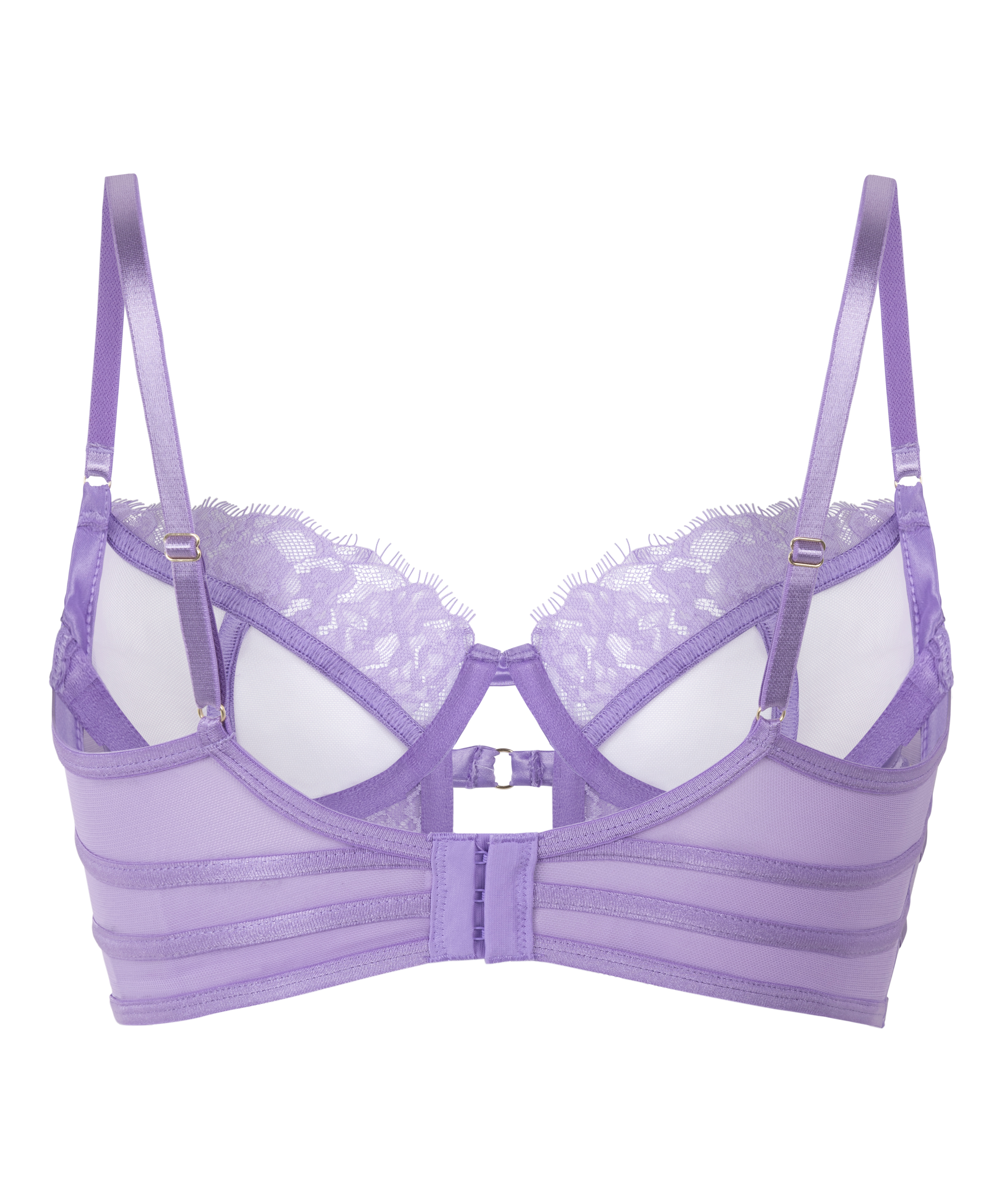 Sujetador longline de aros preformado Nienke, Morado, main