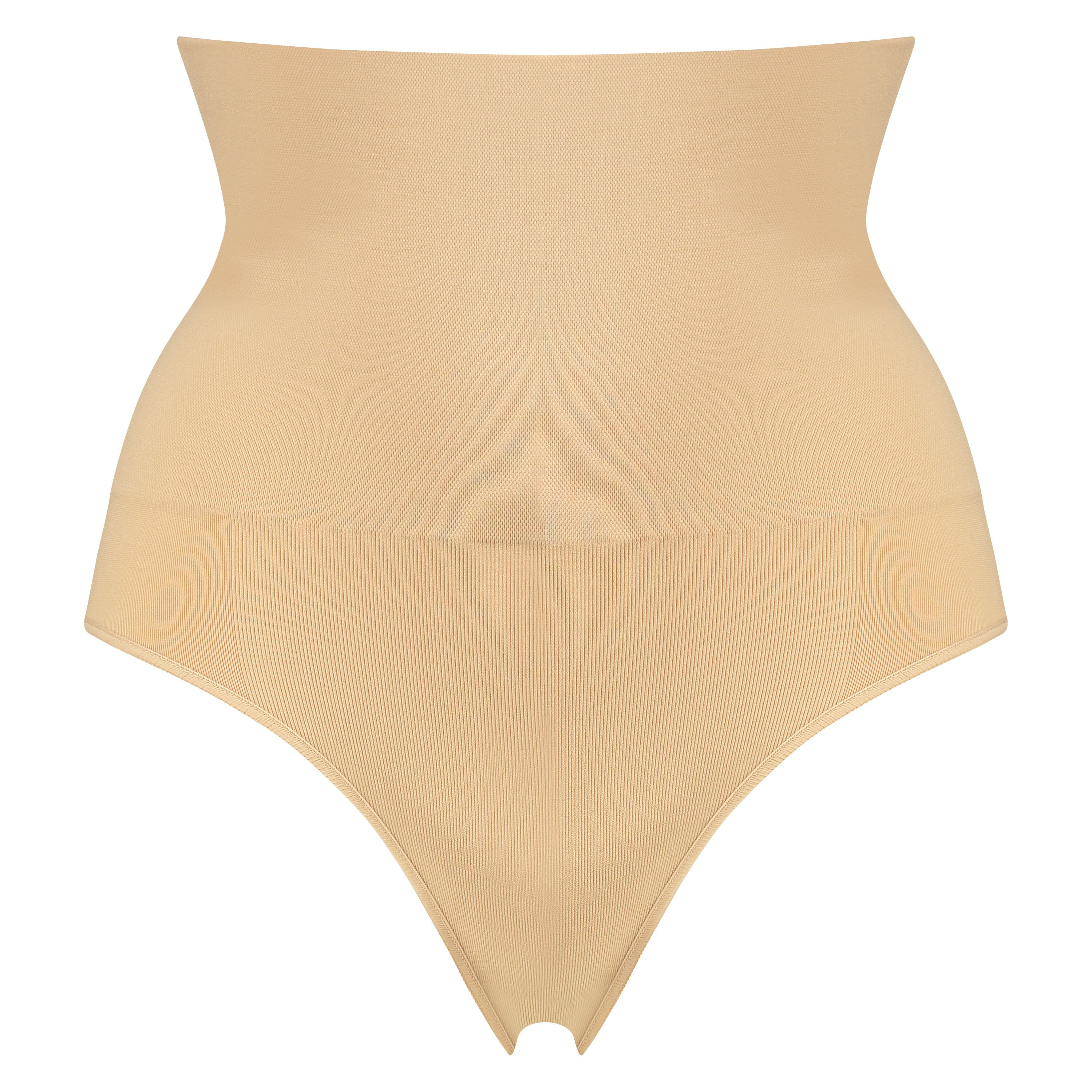 Braguita reafirmante de corte alto, Beige