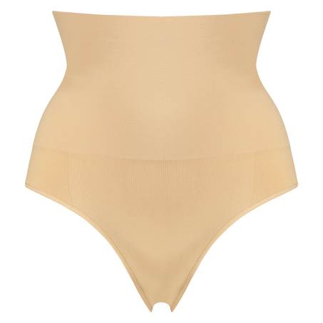 Braguita reafirmante de corte alto, Beige
