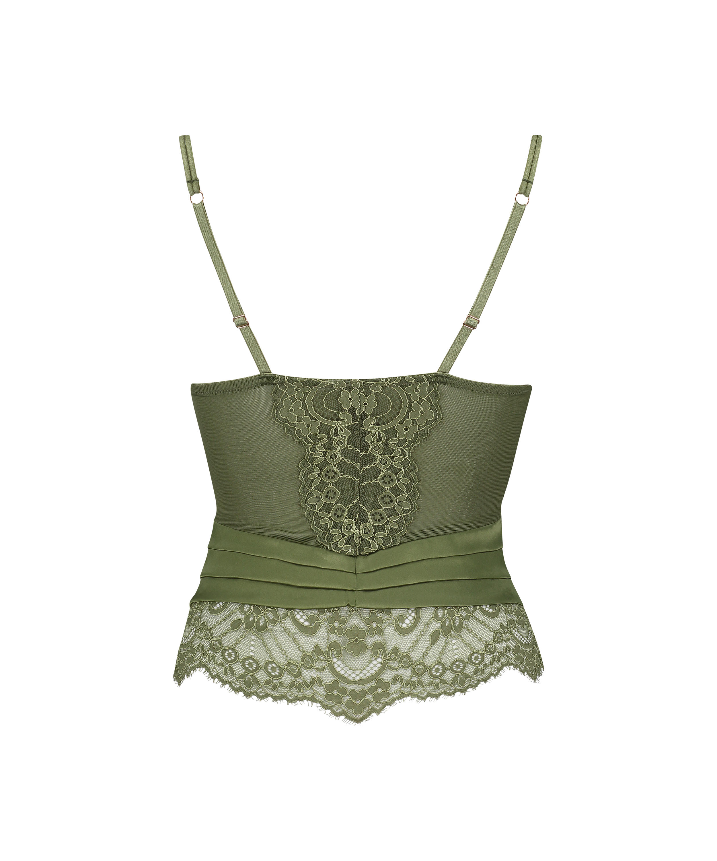 Bustier con aros preformado Amelia, Verde, main