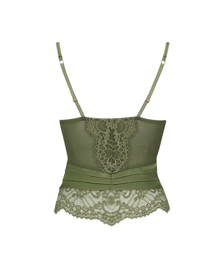 Bustier con aros preformado Amelia, Verde