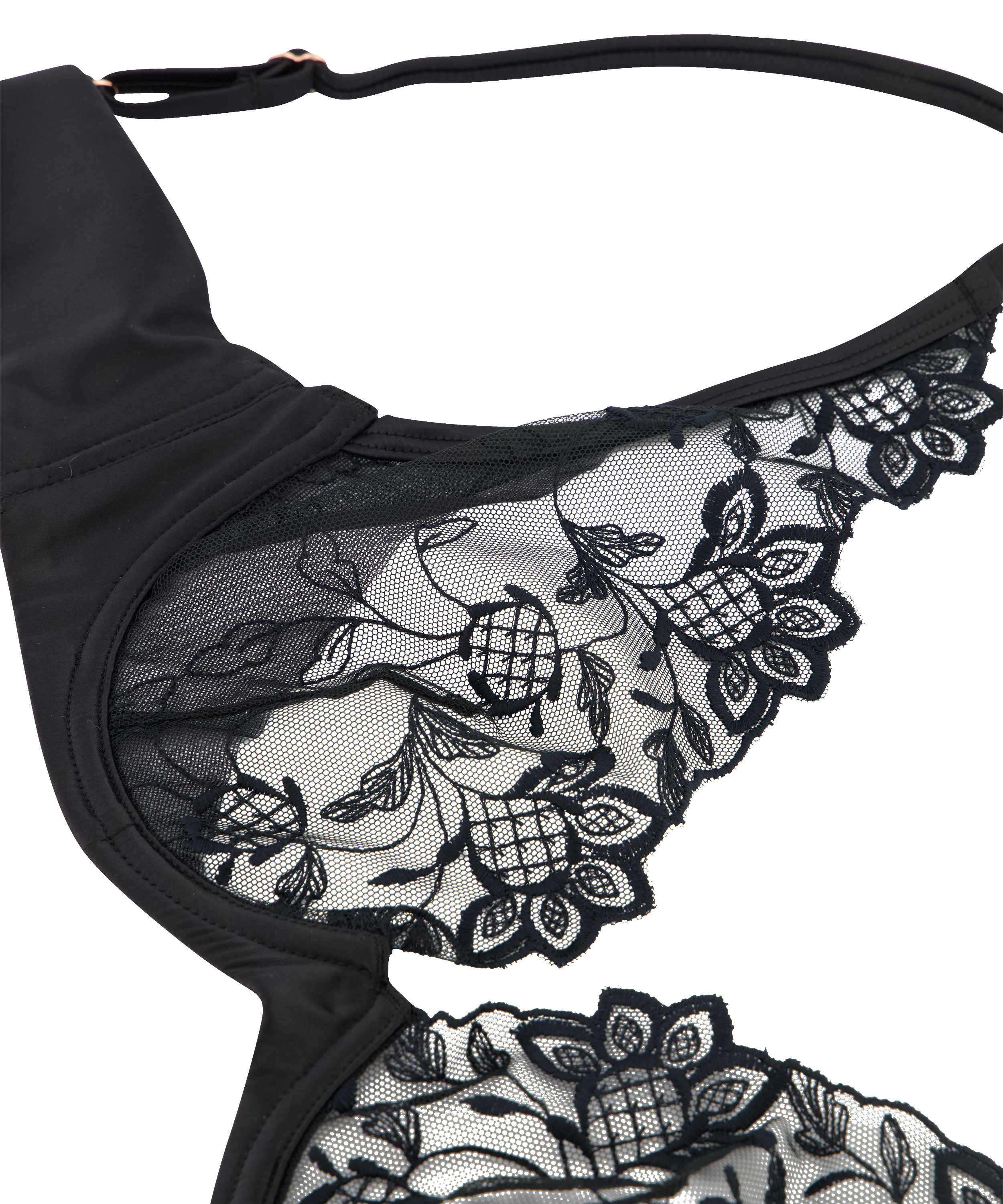 Sujetador de aros no preformado Inga, Negro, main