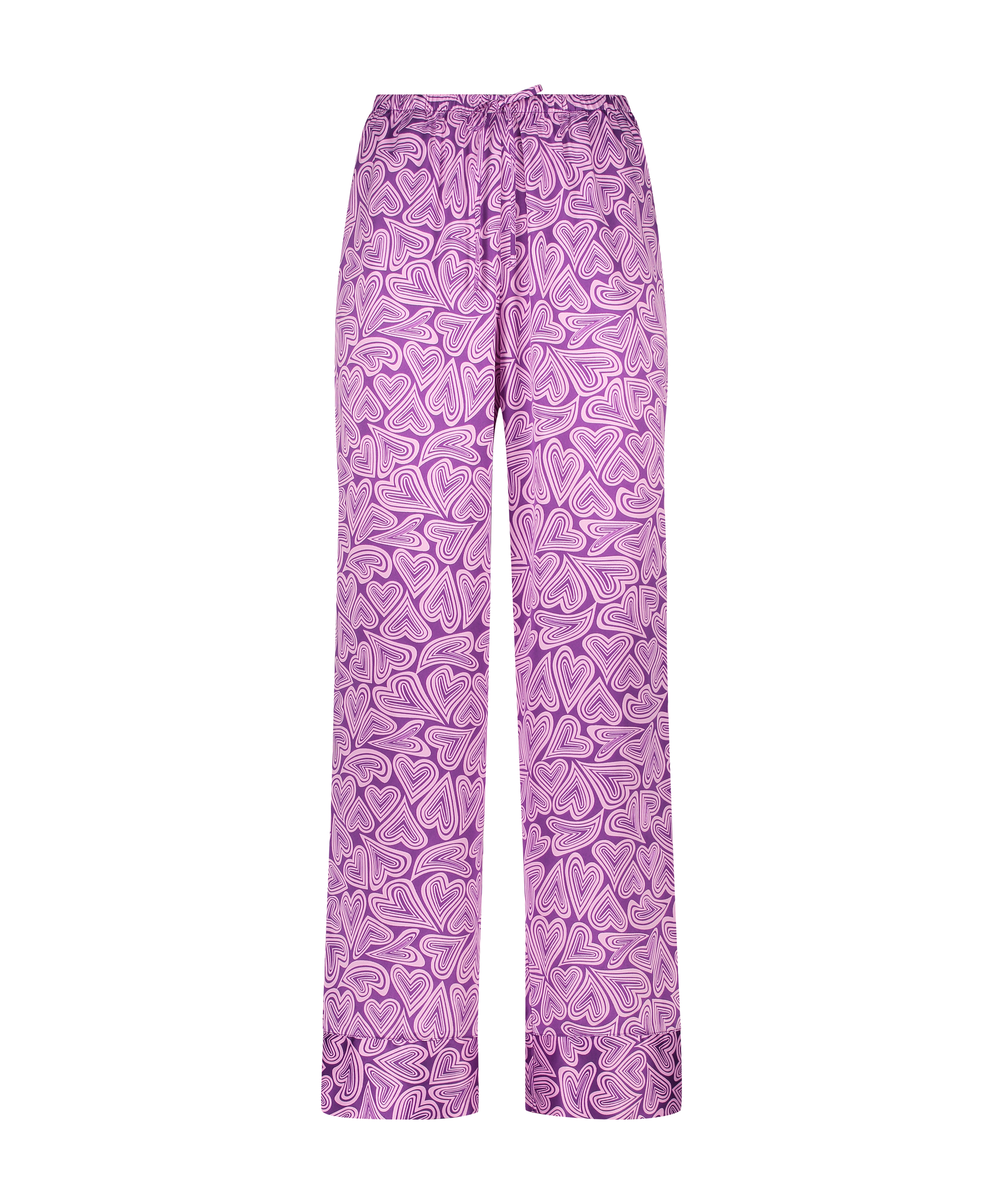 Pantal&oacute;n de sat&eacute;n, Morado, main