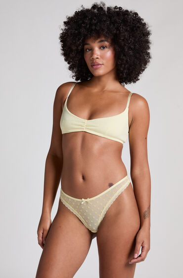Hunkemöller Tanga Phoebe Amarillo