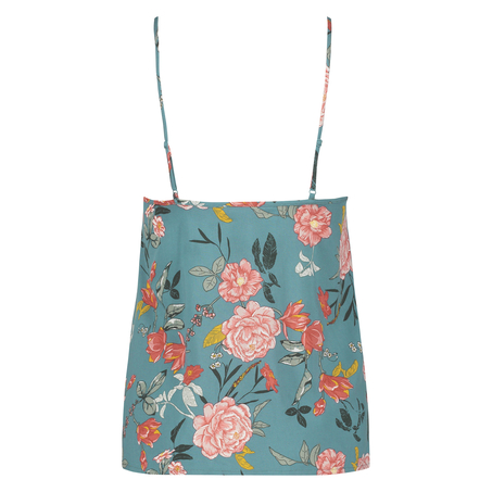 Camiseta Woven Floral, Verde