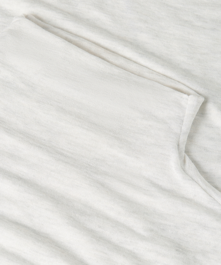 Camiseta de cachemir con cuello alto super suave, Gris