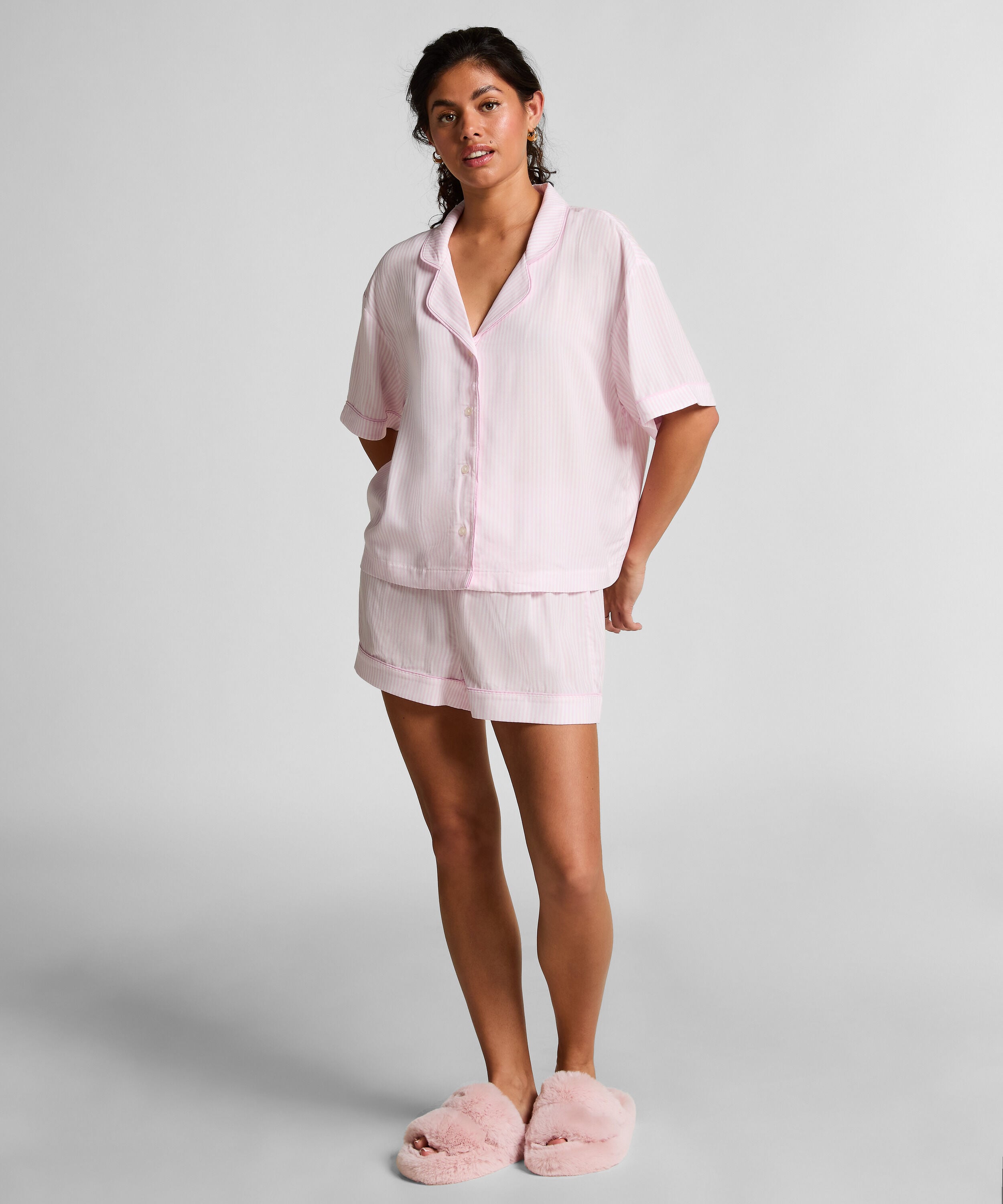 Chaqueta de pijama de manga corta