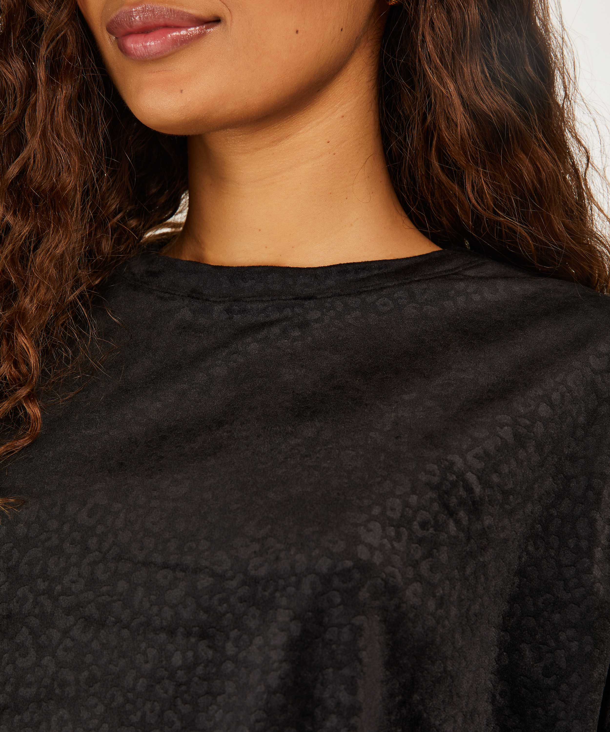 Top de terciopelo, Negro, main