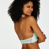 Sujetador bralette Halter Lace, Verde