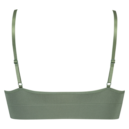 Bralette sin costuras, Verde