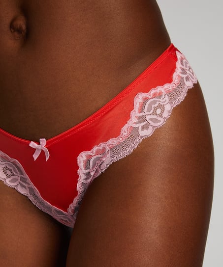 Brasileña Lace & Shine, Rojo