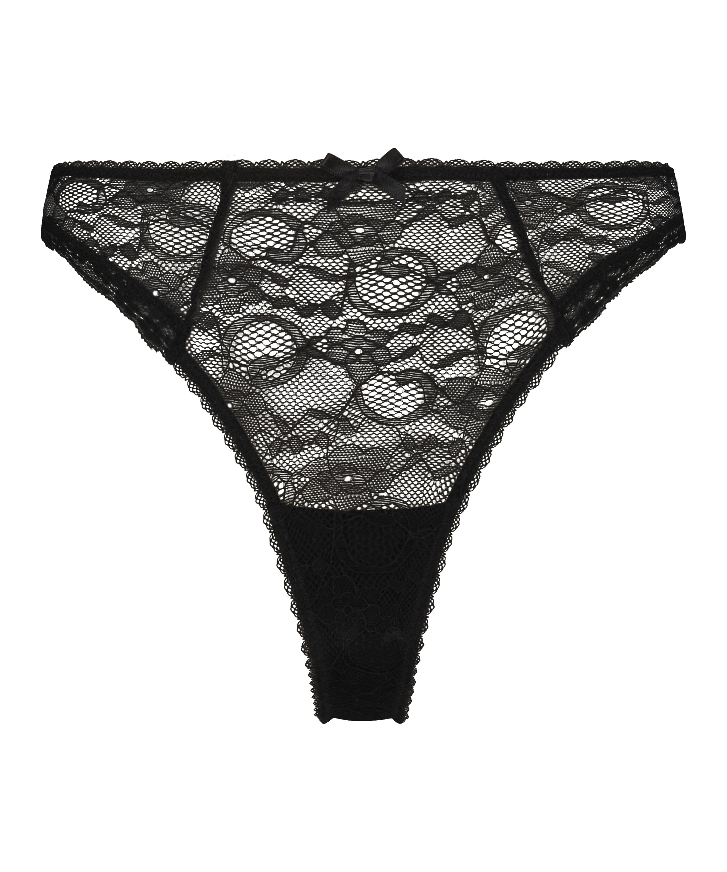 Brasileña mini de cintura alta Riley, Negro, main