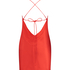 Vestido mini Satén, Rojo