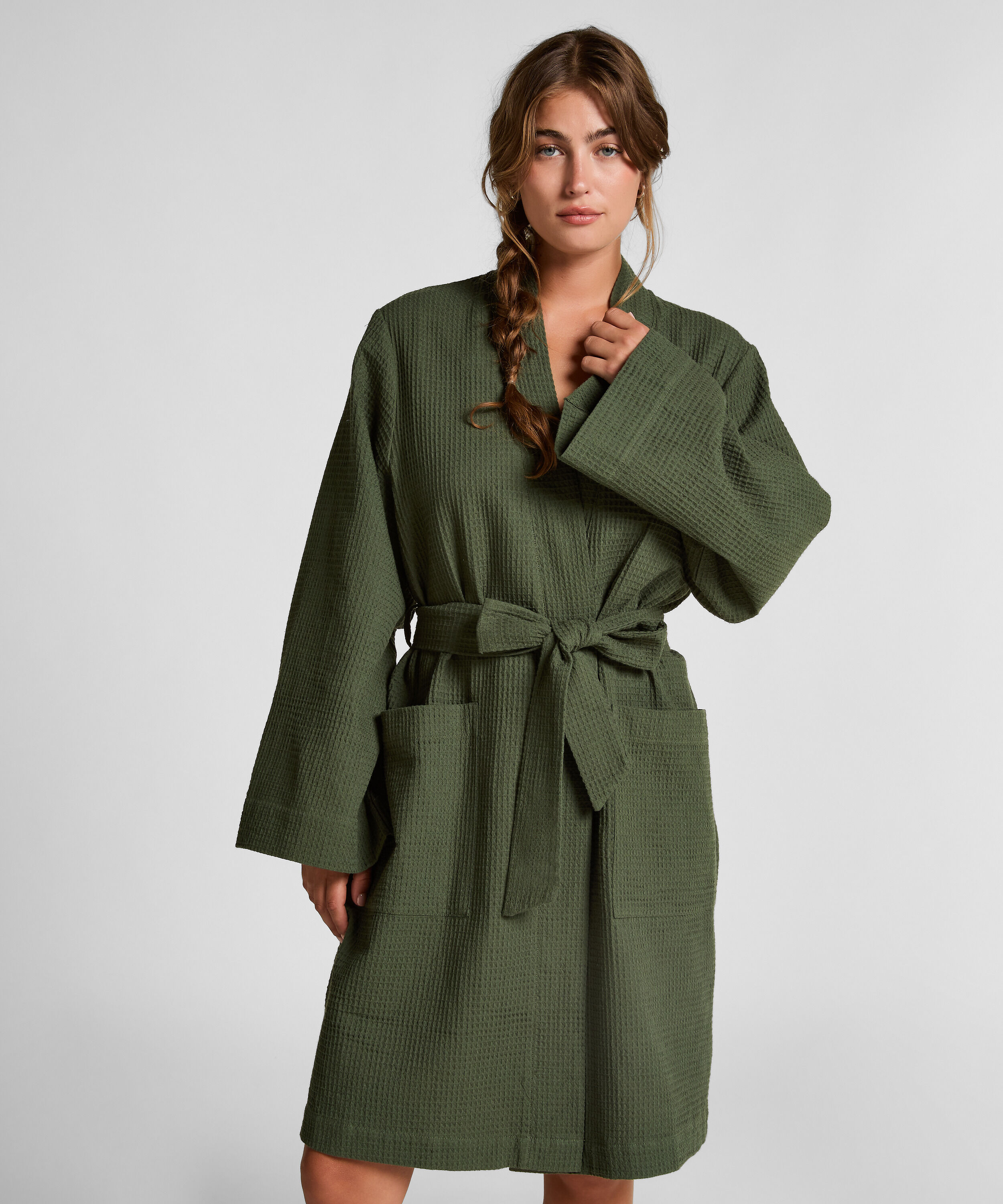 Bata de rizo, Verde Bata de rizo, Verde