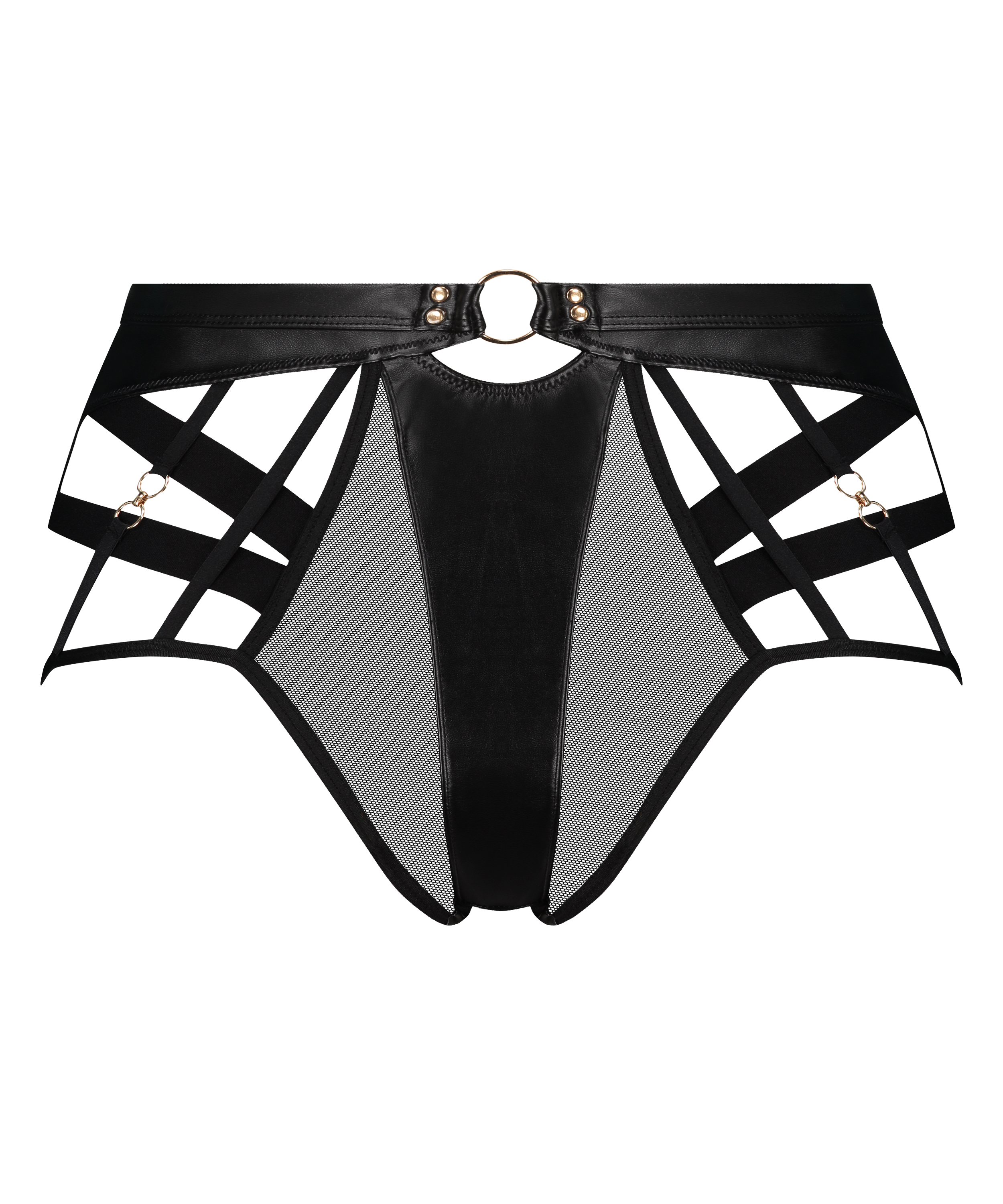 Braguita brasileña de pierna alta Faye, Negro, main