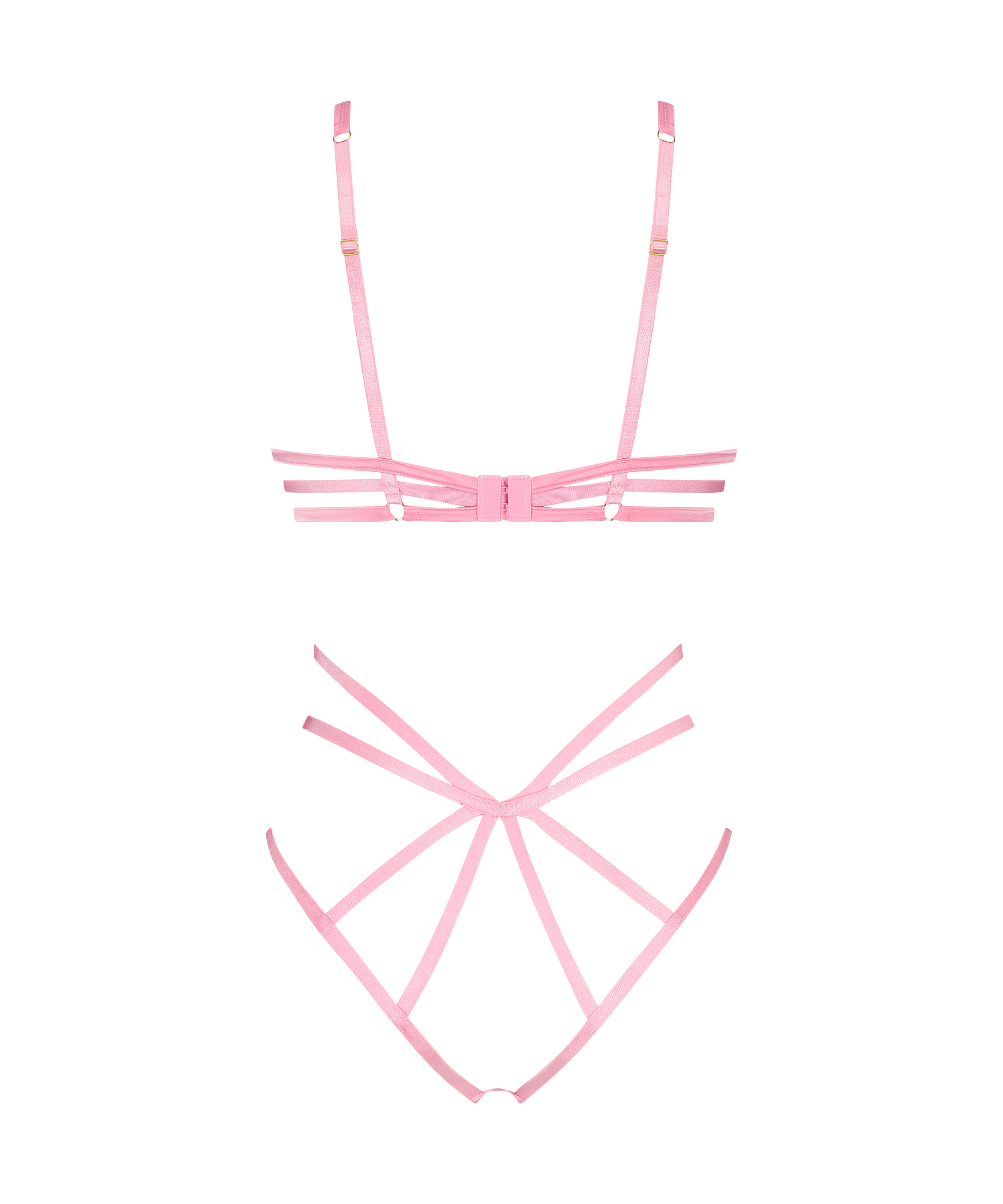 Private bodi entrepierna abierta Mitzy, Rosa, main