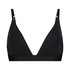 Bralette de tri&aacute;ngulo Cutie, Negro