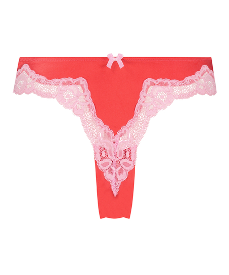 Brasileña Lace & Shine, Rojo