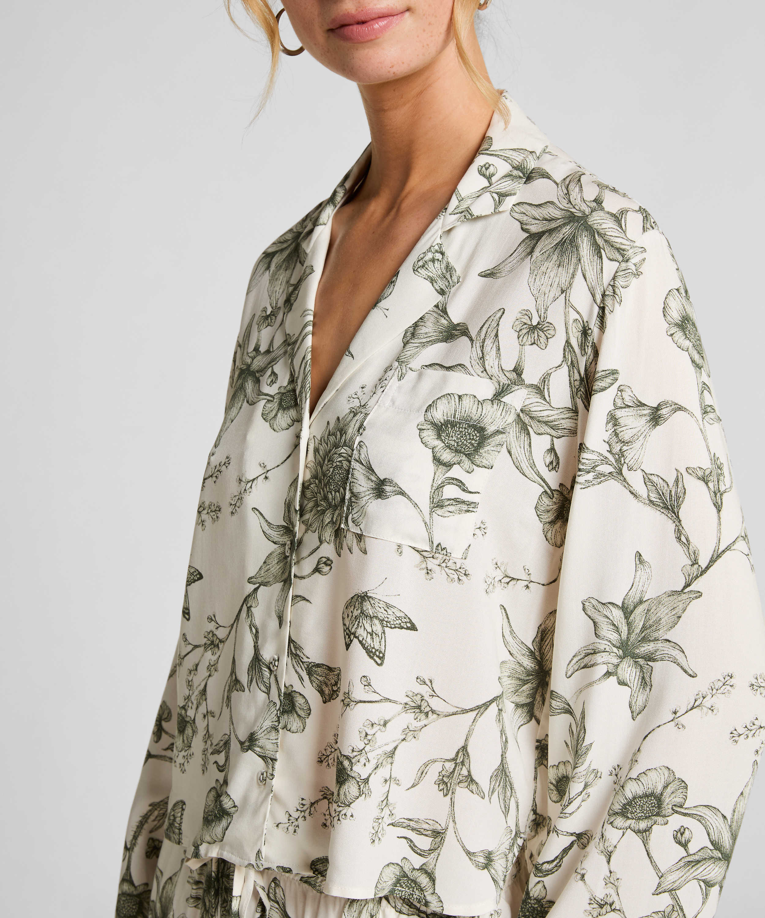 Top de pijama Storylover, Blanco, main