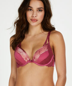 Sujetador push-up de aros preformado Hilary, Rosa