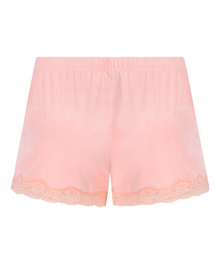 Short Velours Lace, Rosa