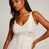 Vestido lencero Nora Lace, Blanco