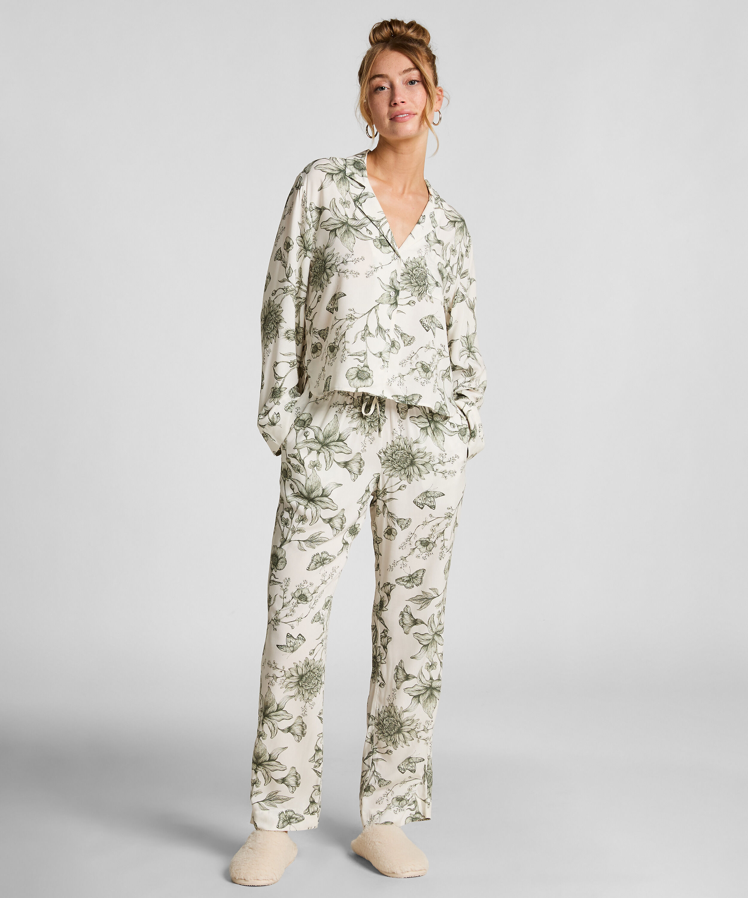 Top de pijama Storylover, Blanco