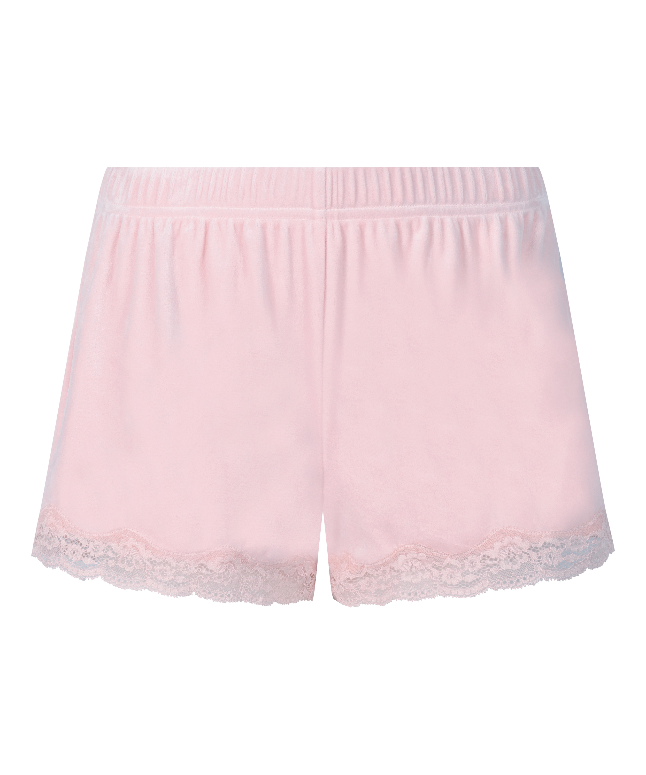 Short Velours Lace, Rosa, main