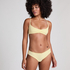 Bralette en pointelle, Amarillo