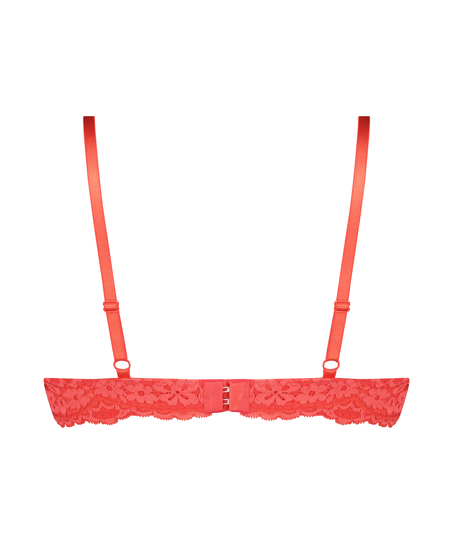Sujetador de aros sin relleno bh Rose, Rojo
