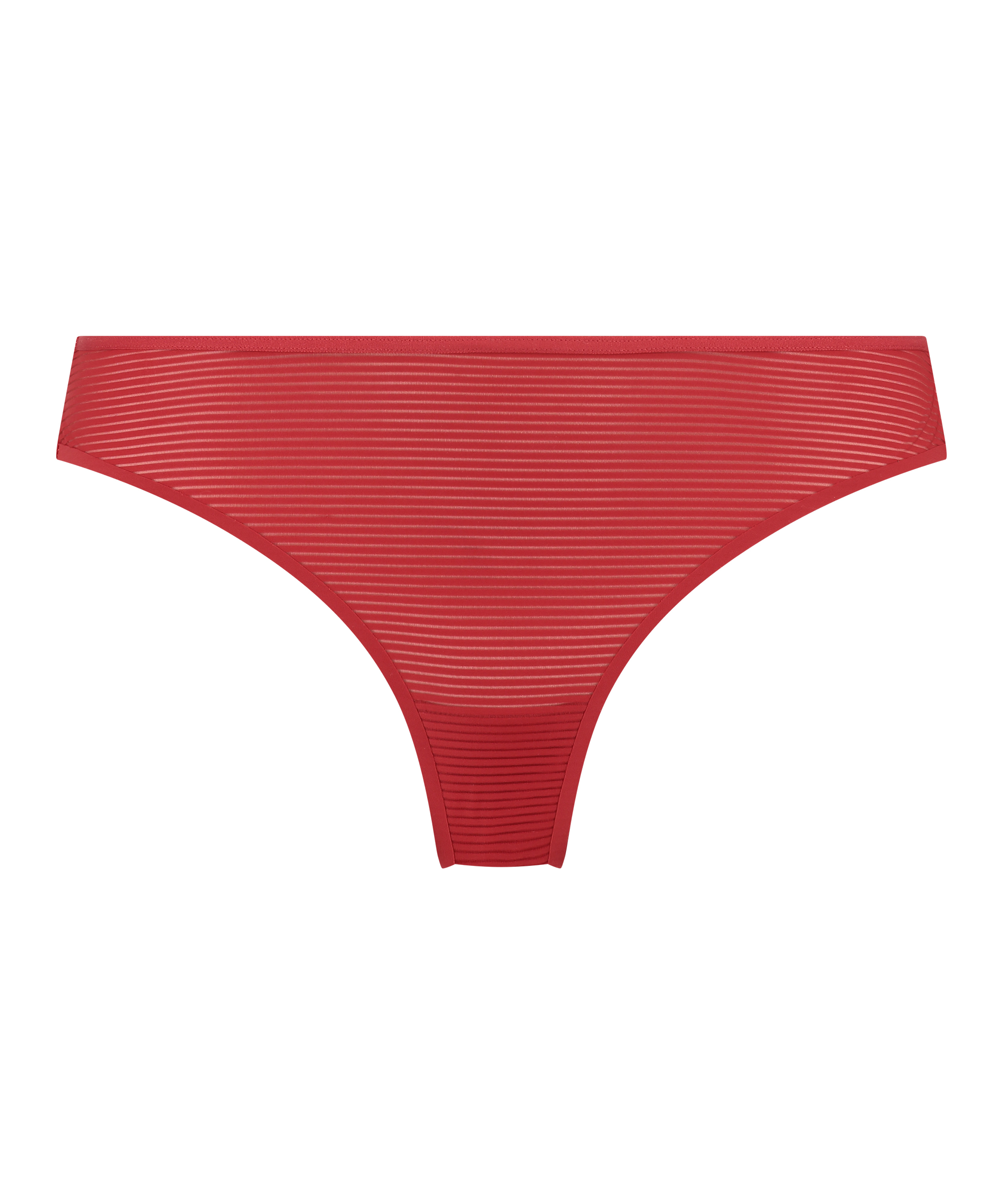 Tanga invisible Stripe mesh, Rojo, main