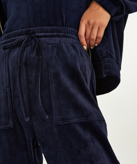 Pantalón de jogging Terciopelo, Azul