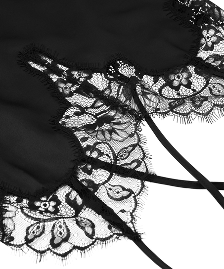Vestido lencero Valerie, Negro