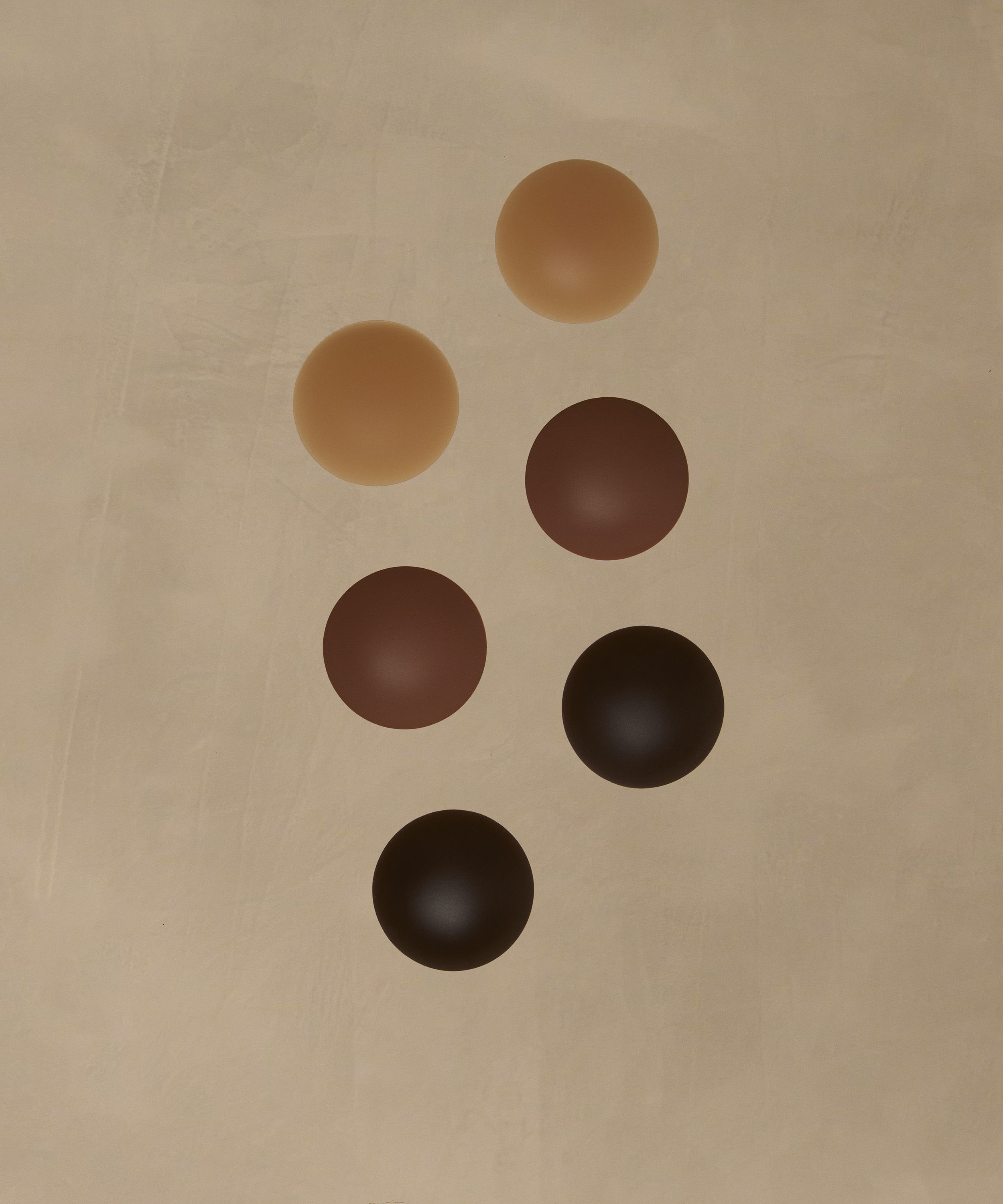 Cubre pezones de silicona, marrón, main