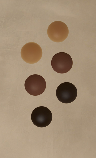Cubre pezones de silicona, marrón