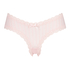 Brasile&ntilde;a en forma de V burn-out mesh, Rosa