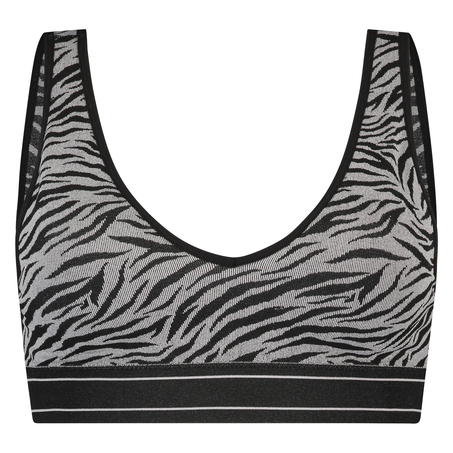 Bralette sin costuras Eliza, Gris