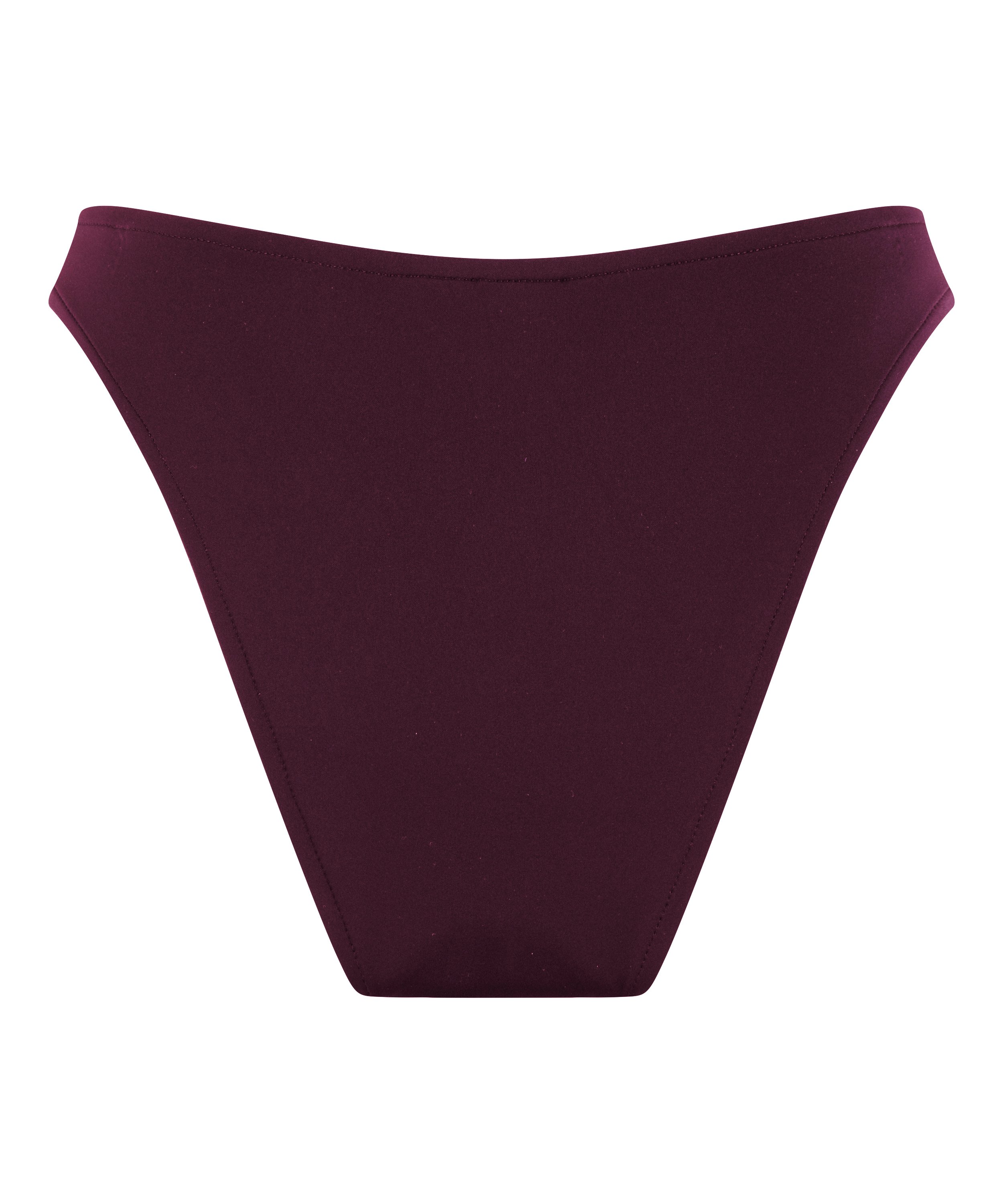 Braguita de bikini de tiro alto de neopreno, Morado, main