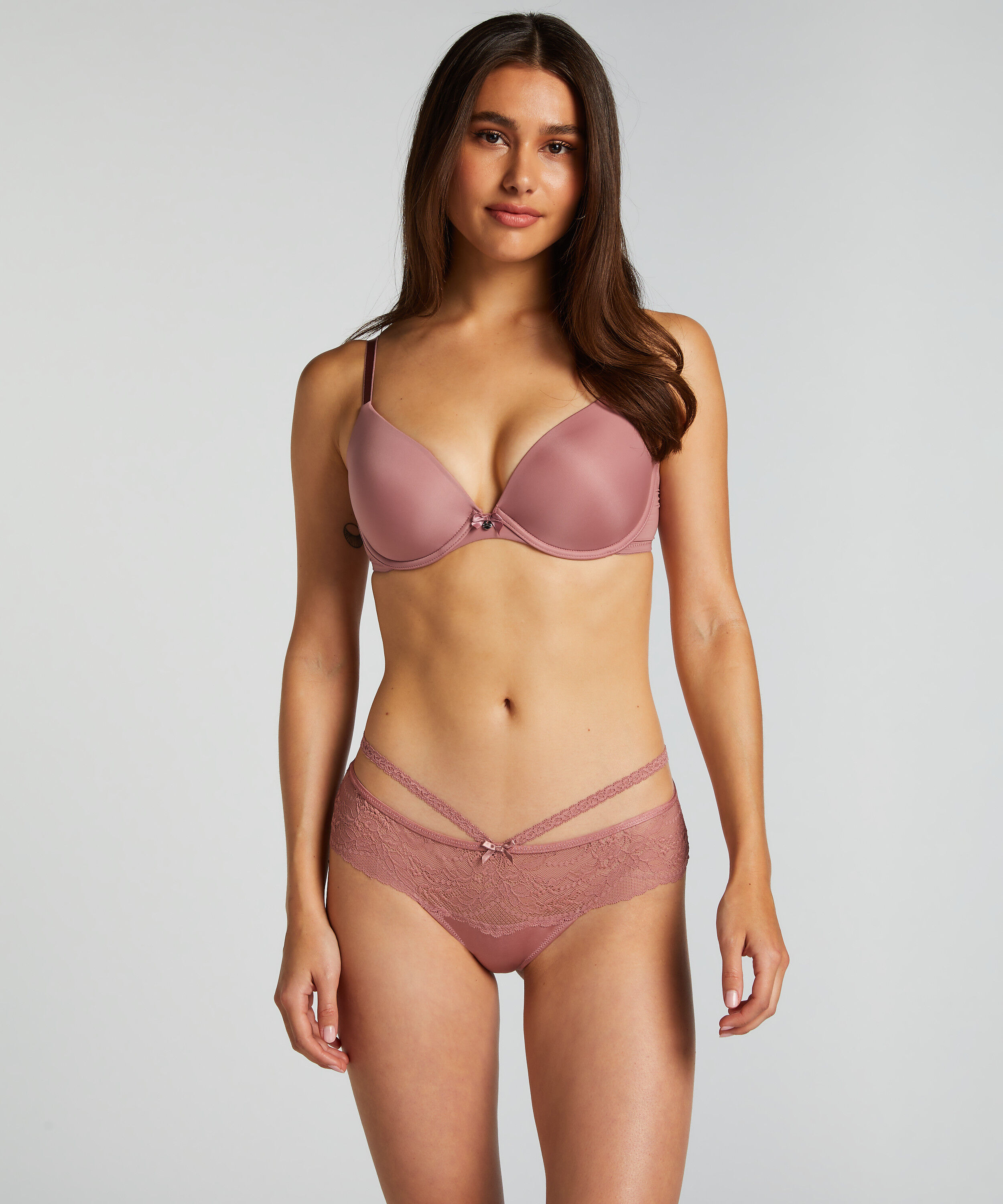 Tanga bóxer Francesca, Rosa