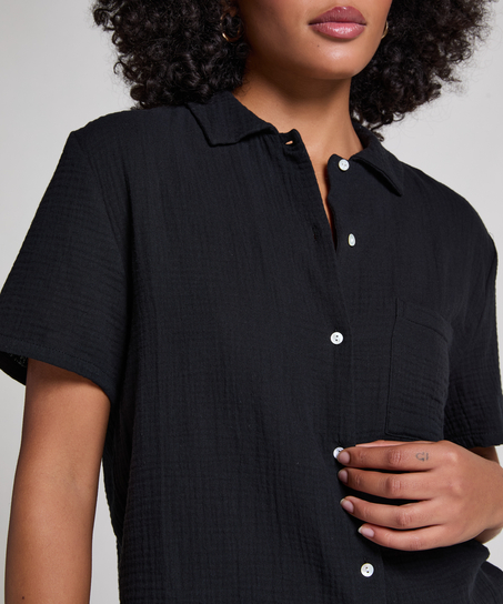 Chaqueta de muselina, Negro