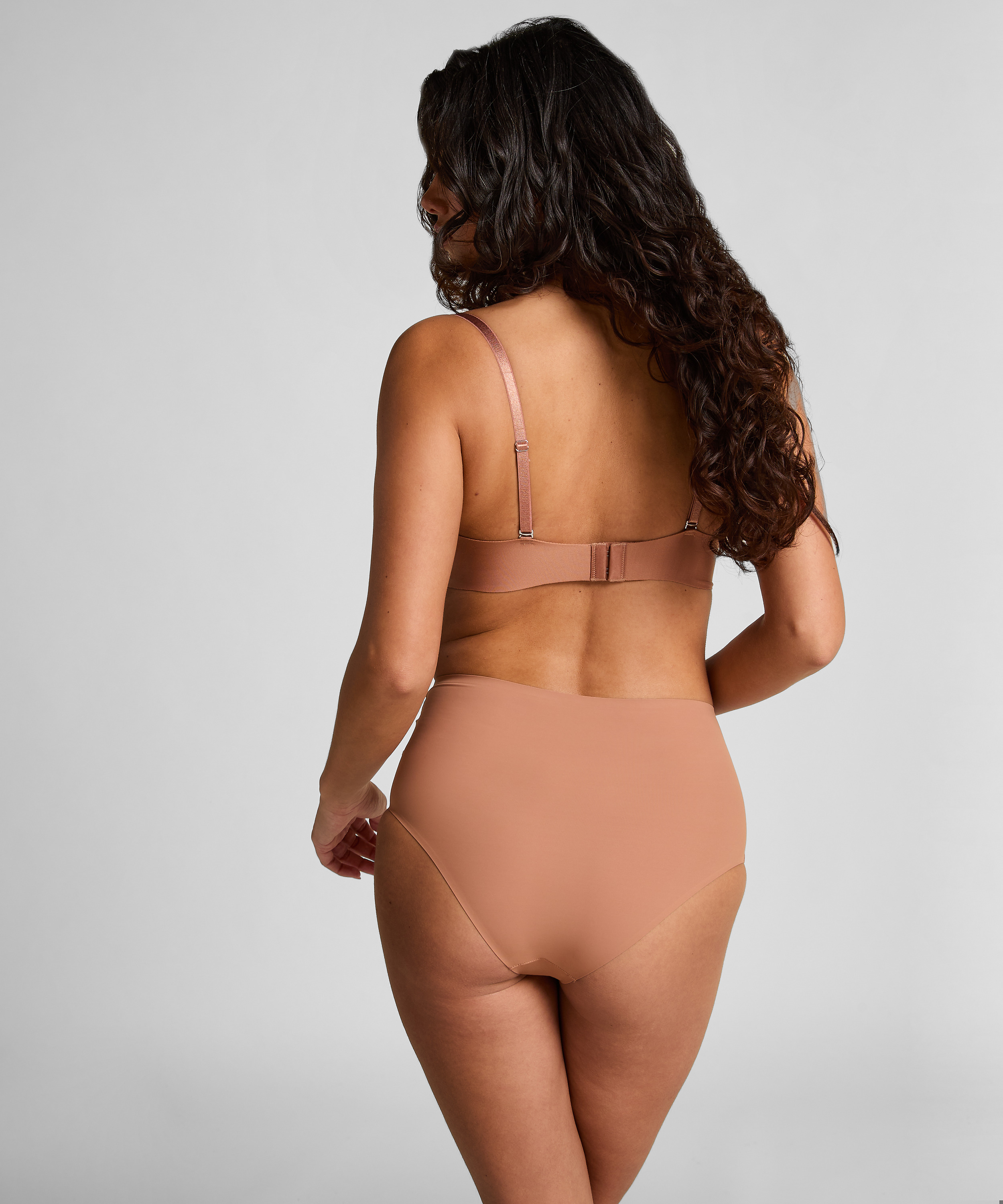 Sujetador de aros preformado sin tirantes Jane, Marrón, main